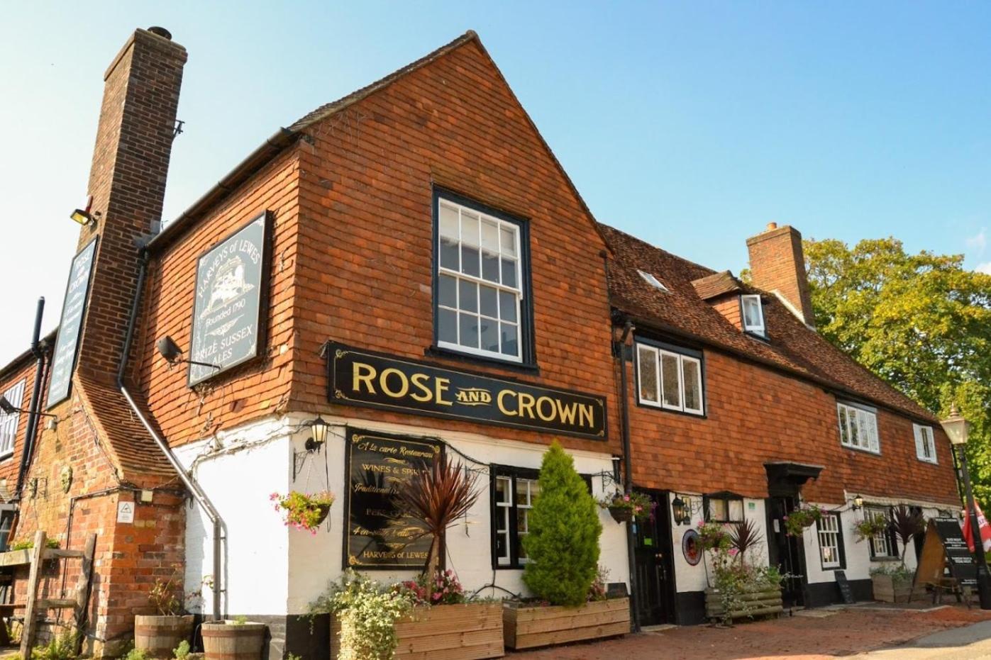 Rose And Crown B&B Burwash Exterior foto